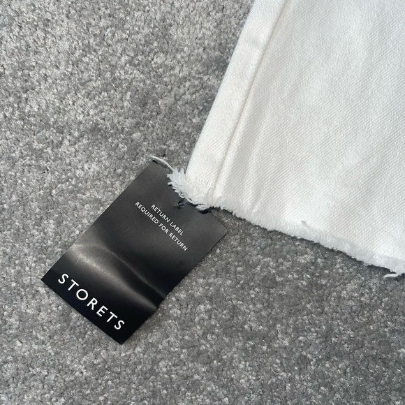 NWT Storets Vera Slash White denim Cutout Jeans baggy boyfriend oversized S M - Picture 10 of 15